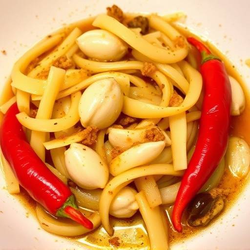Cicoria ripassata con aglio e peperoncino