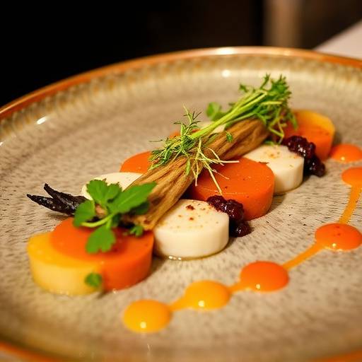 Presentazione di un piatto speciale del giorno, preparato con ingredienti freschi di stagione